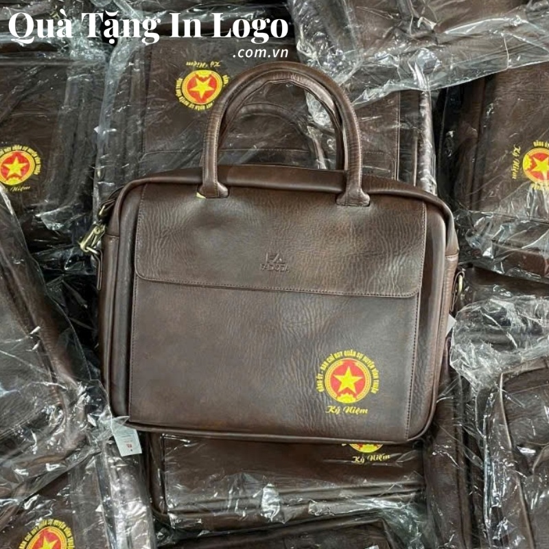 Cặp Da Quà Tặng In Logo - Ảnh 15