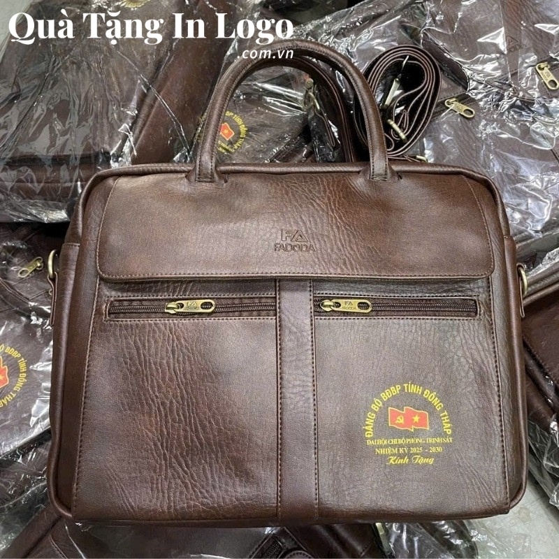 Cặp Da Quà Tặng In Logo - Ảnh 20