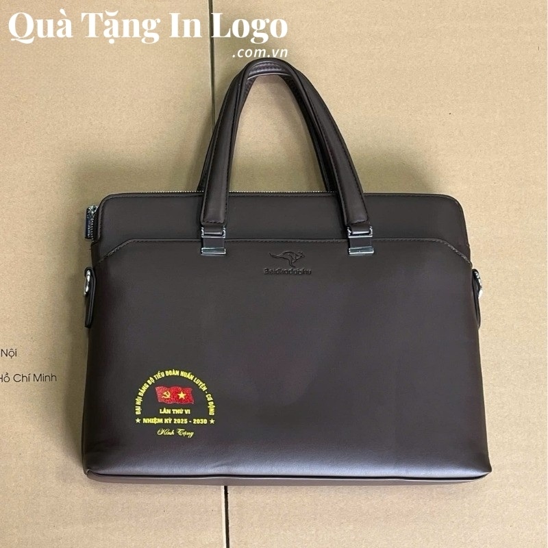 Cặp Da Quà Tặng In Logo - Ảnh 21