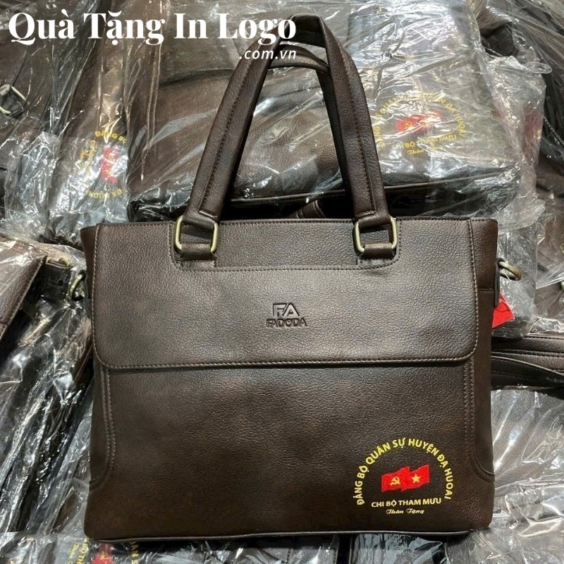 Cặp Da Quà Tặng In Logo - Ảnh 22