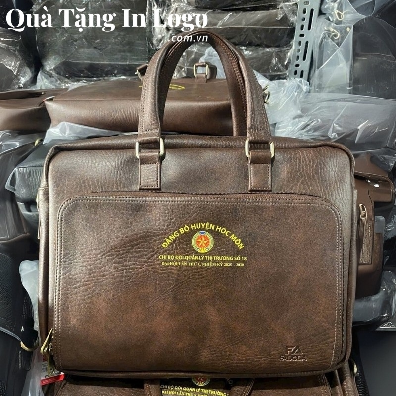 Cặp Da Quà Tặng In Logo - Ảnh 24