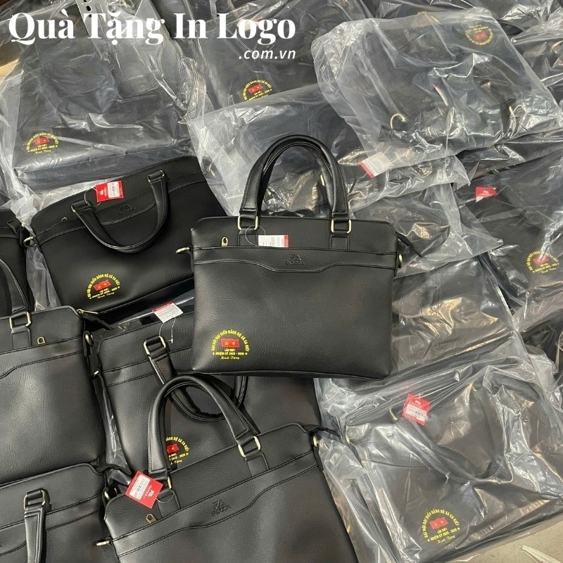 Cặp Da Quà Tặng In Logo - Ảnh 26