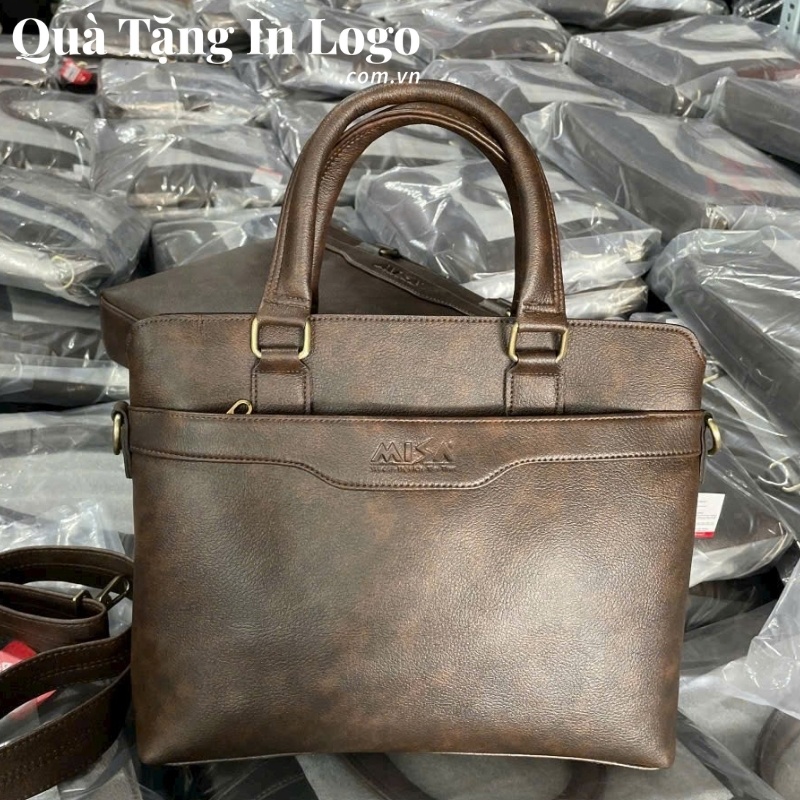 Cặp Da Quà Tặng In Logo - Ảnh 3