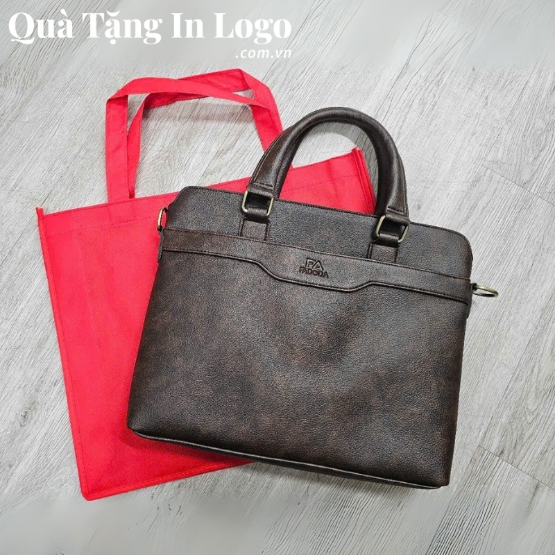 Cặp Da Quà Tặng In Logo - Ảnh 29