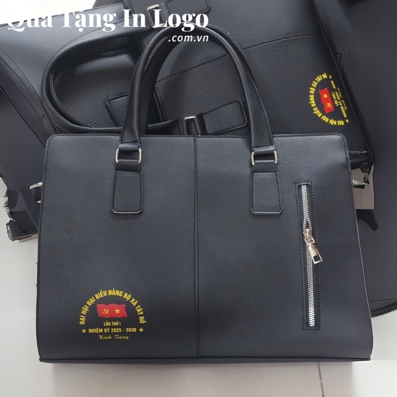 Cặp Da Quà Tặng In Logo - Ảnh 30