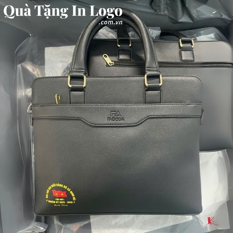 Cặp Da Quà Tặng In Logo - Ảnh 31