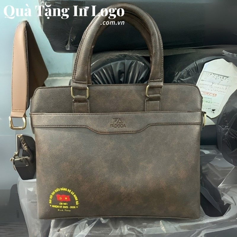 Cặp Da Quà Tặng In Logo - Ảnh 32