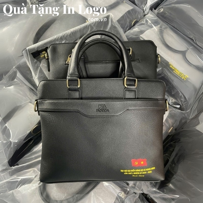 Cặp Da Quà Tặng In Logo - Ảnh 34
