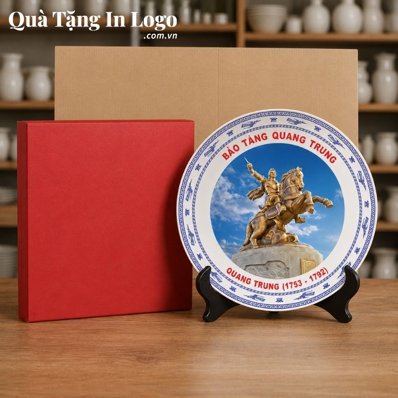 Đĩa Sứ Biểu Trưng Quà Tặng In Logo - Ảnh 30