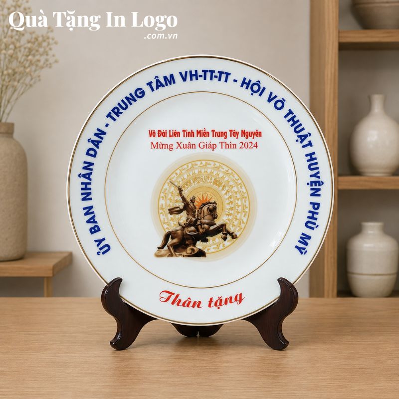 Đĩa Sứ Biểu Trưng Quà Tặng In Logo - Ảnh 52