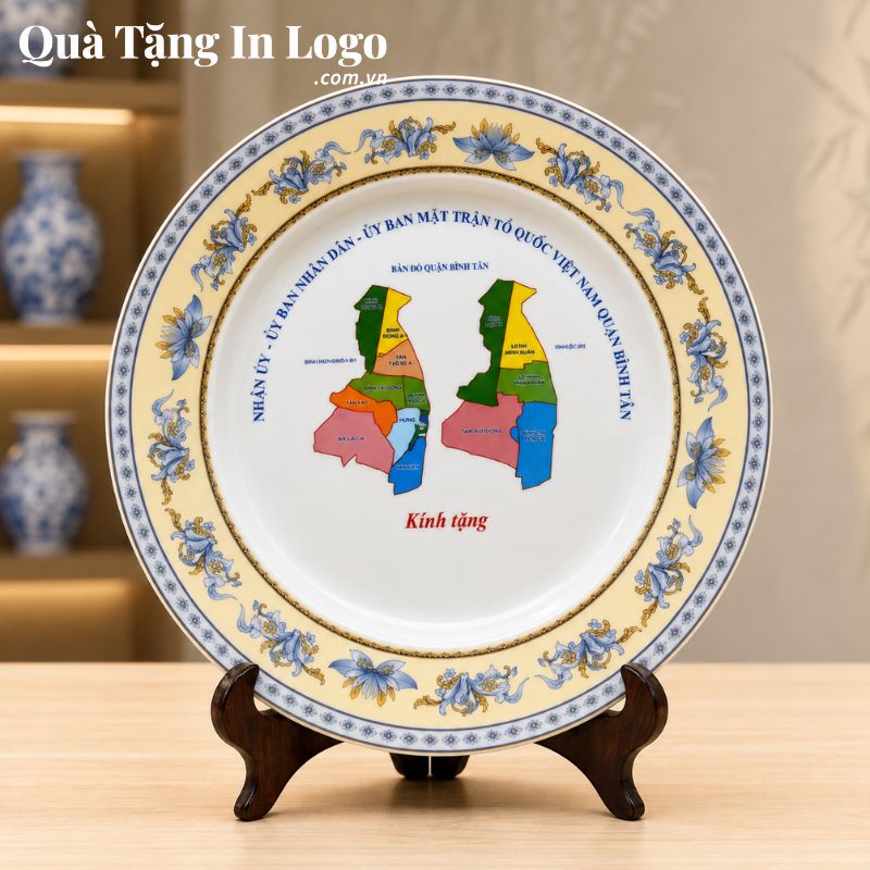 Đĩa Sứ Biểu Trưng Quà Tặng In Logo - Ảnh 47