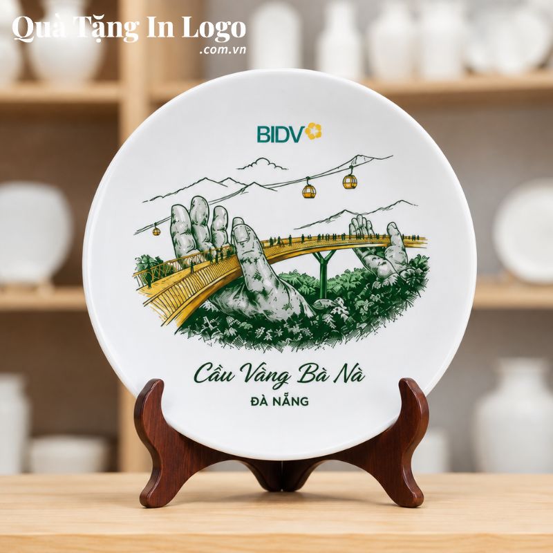 Đĩa Sứ Biểu Trưng Quà Tặng In Logo - Ảnh 43