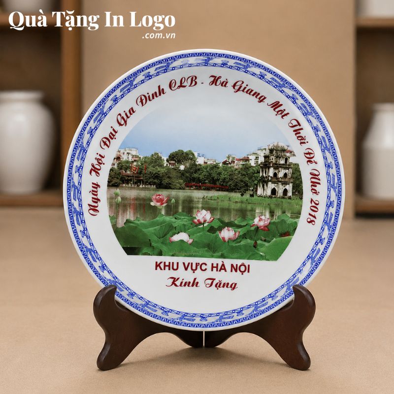 Đĩa Sứ Biểu Trưng Quà Tặng In Logo - Ảnh 42