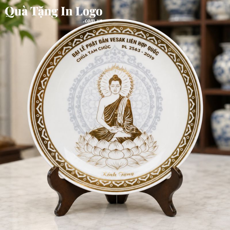 Đĩa Sứ Biểu Trưng Quà Tặng In Logo - Ảnh 40
