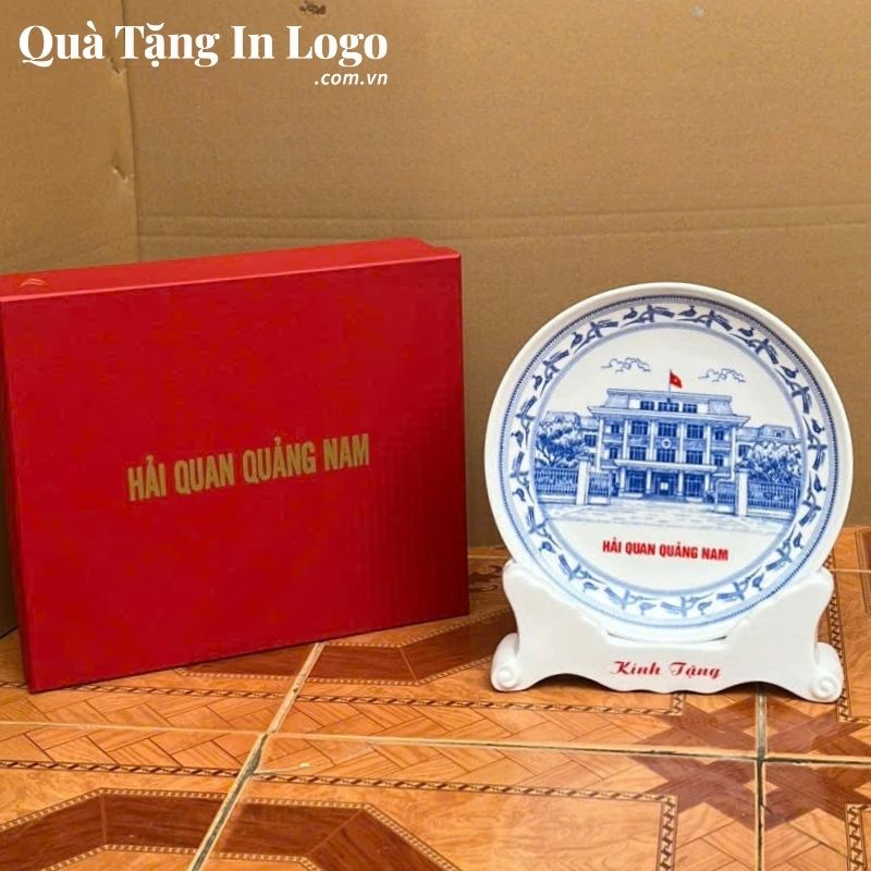 Đĩa Sứ Biểu Trưng Quà Tặng In Logo - Ảnh 25