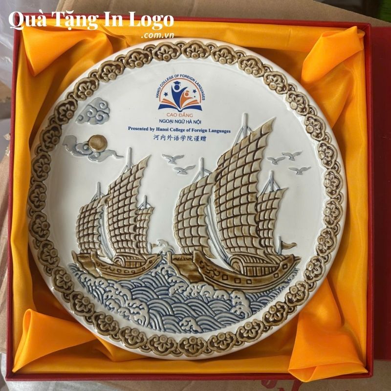 Đĩa Sứ Biểu Trưng Quà Tặng In Logo - Ảnh 23