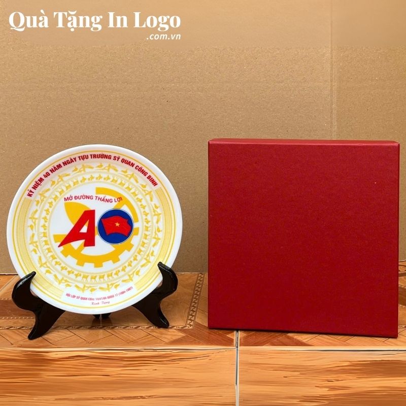 Đĩa Sứ Biểu Trưng Quà Tặng In Logo - Ảnh 21
