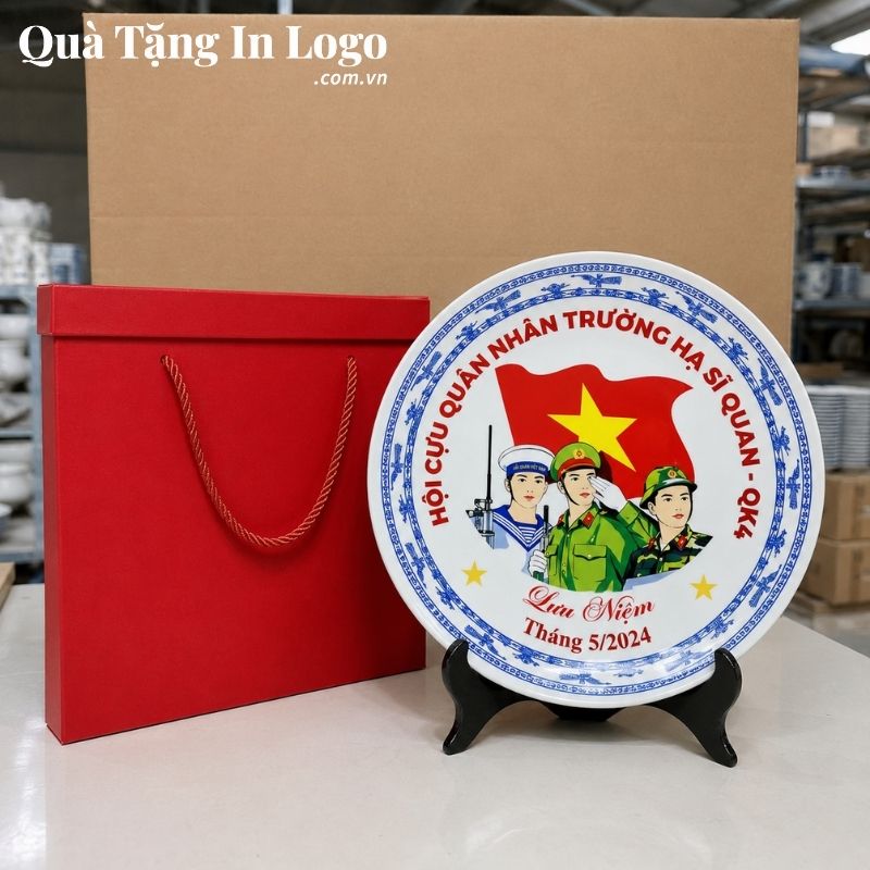 Đĩa Sứ Biểu Trưng Quà Tặng In Logo - Ảnh 17