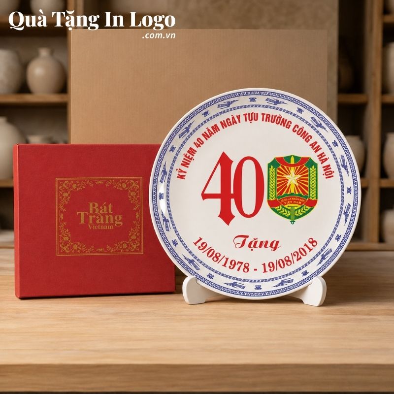 Đĩa Sứ Biểu Trưng Quà Tặng In Logo - Ảnh 37