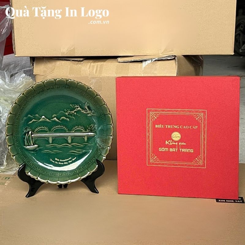Đĩa Sứ Biểu Trưng Quà Tặng In Logo - Ảnh 10