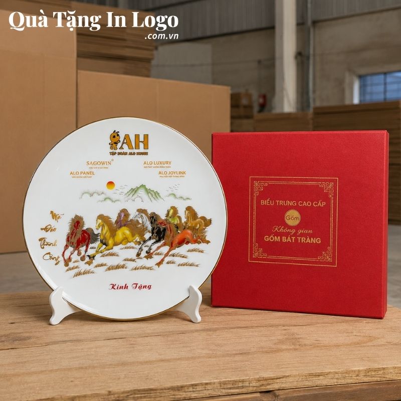 Đĩa Sứ Biểu Trưng Quà Tặng In Logo - Ảnh 8
