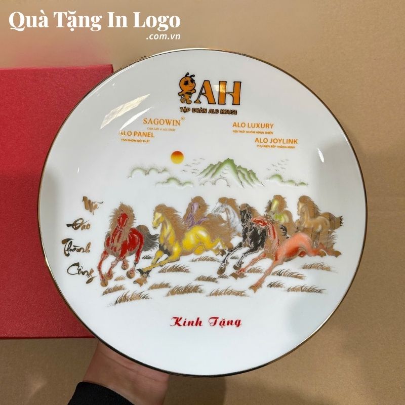 Đĩa Sứ Biểu Trưng Quà Tặng In Logo - Ảnh 9