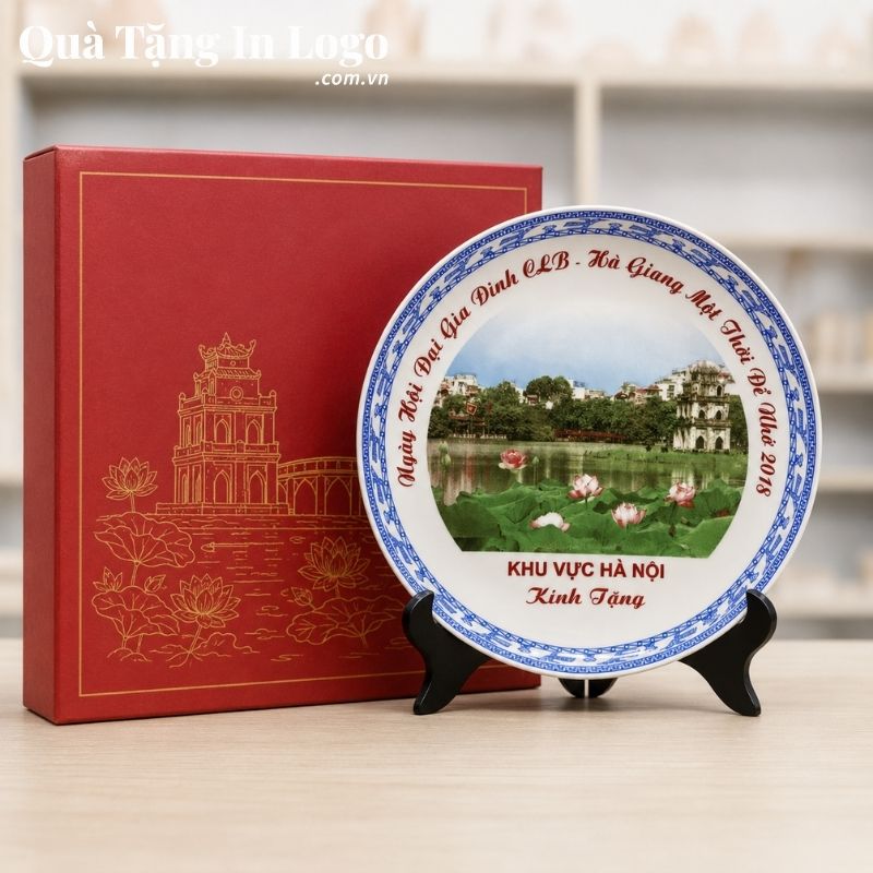 Đĩa Sứ Biểu Trưng Quà Tặng In Logo - Ảnh 35