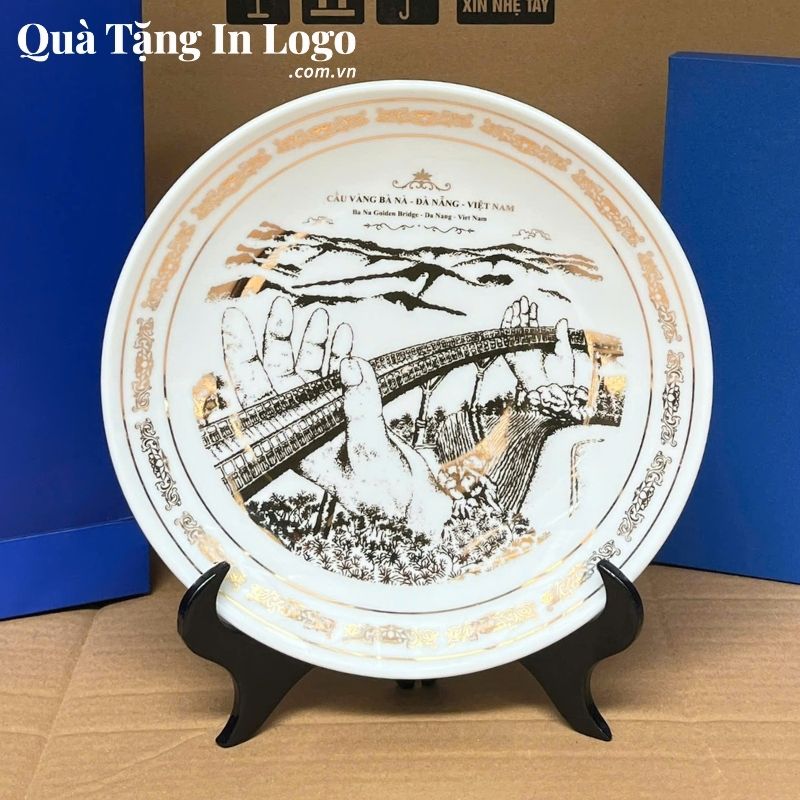 Đĩa Sứ Biểu Trưng Quà Tặng In Logo - Ảnh 3