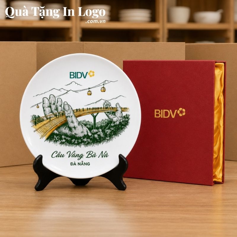 Đĩa Sứ Biểu Trưng Quà Tặng In Logo - Ảnh 34