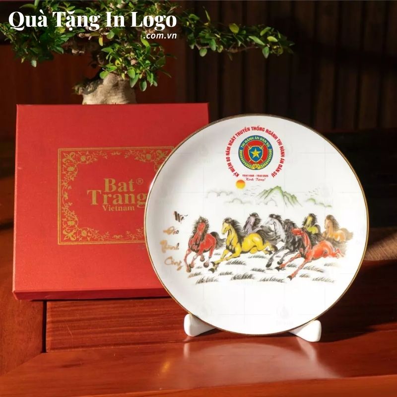 Đĩa Sứ Biểu Trưng Quà Tặng In Logo - Ảnh 32