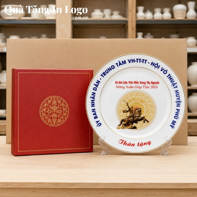 Đĩa Sứ Biểu Trưng Quà Tặng In Logo - Ảnh 33