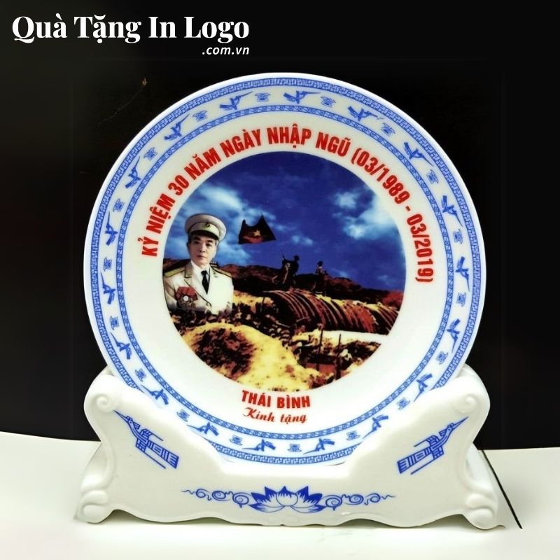 Đĩa Sứ Biểu Trưng Quà Tặng In Logo - Ảnh 59