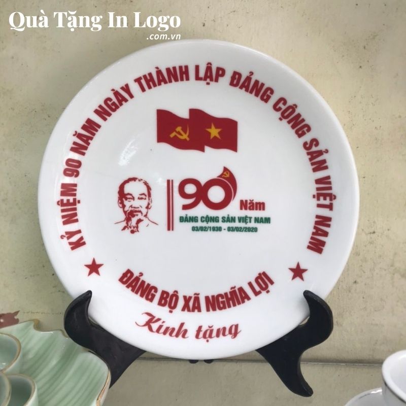 Đĩa Sứ Biểu Trưng Quà Tặng In Logo - Ảnh 58