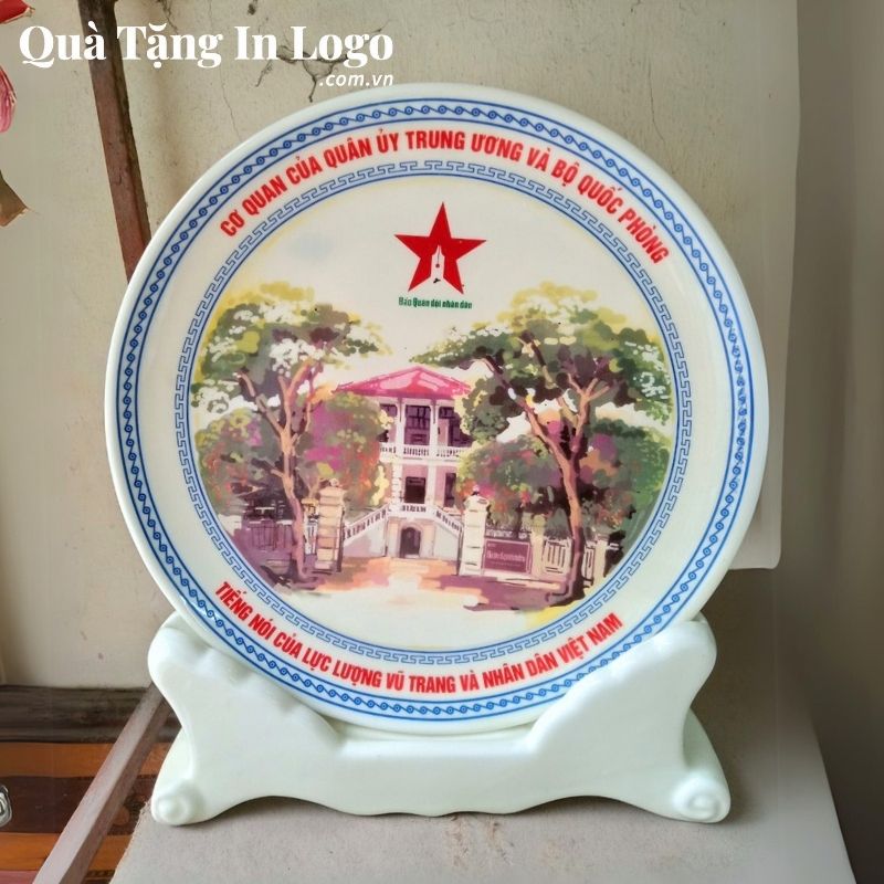 Đĩa Sứ Biểu Trưng Quà Tặng In Logo - Ảnh 55