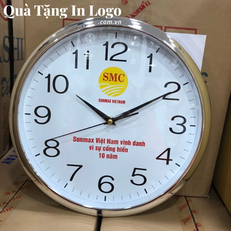 Đồng Hồ Treo Tường Quà Tặng In Logo - Ảnh 44