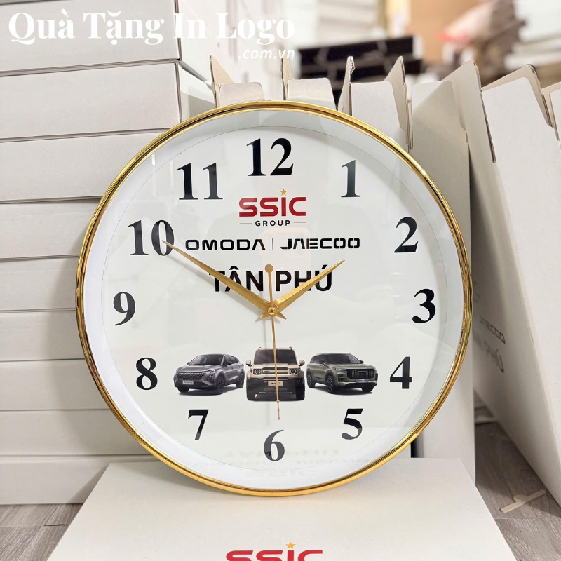 Đồng Hồ Treo Tường Quà Tặng In Logo - Ảnh 34