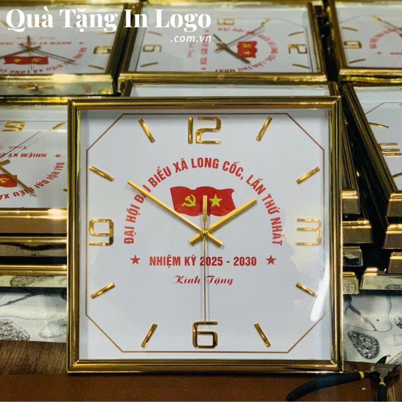 Đồng Hồ Treo Tường Quà Tặng In Logo - Ảnh 29