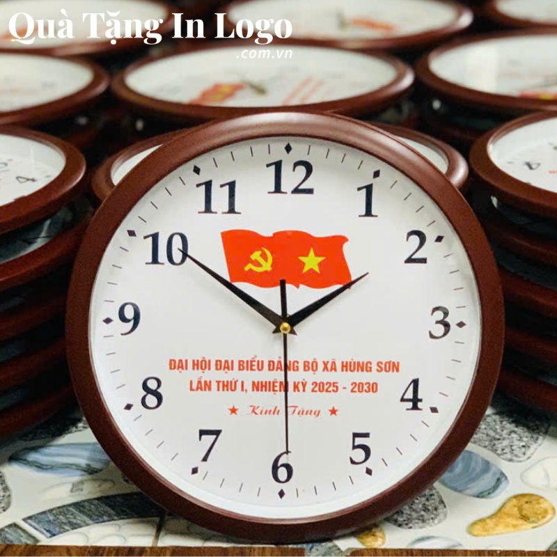 Đồng Hồ Treo Tường Quà Tặng In Logo - Ảnh 37