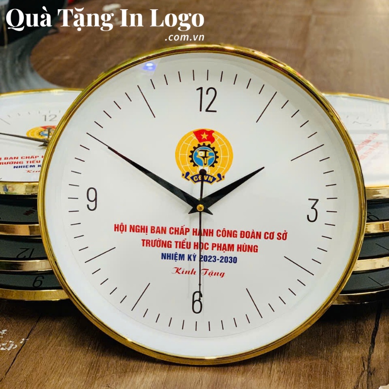 Đồng Hồ Treo Tường Quà Tặng In Logo - Ảnh 27
