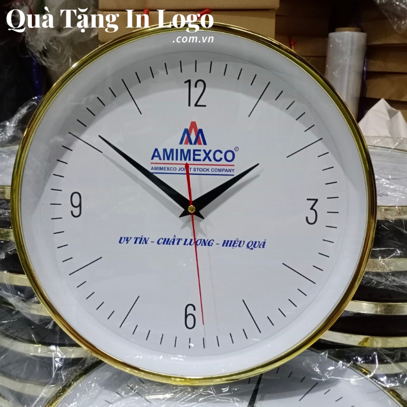 Đồng Hồ Treo Tường Quà Tặng In Logo - Ảnh 49