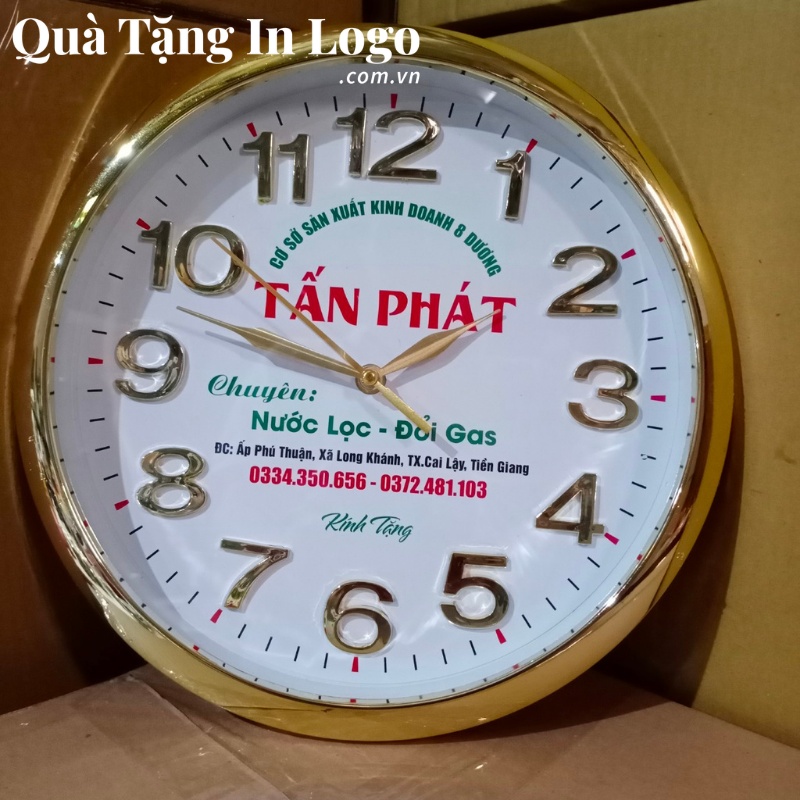 Đồng Hồ Treo Tường Quà Tặng In Logo - Ảnh 24