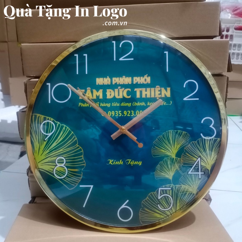 Đồng Hồ Treo Tường Quà Tặng In Logo - Ảnh 25