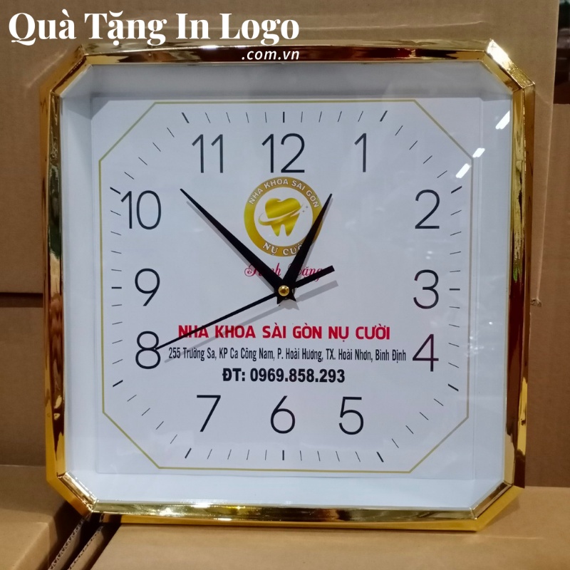 Đồng Hồ Treo Tường Quà Tặng In Logo - Ảnh 23