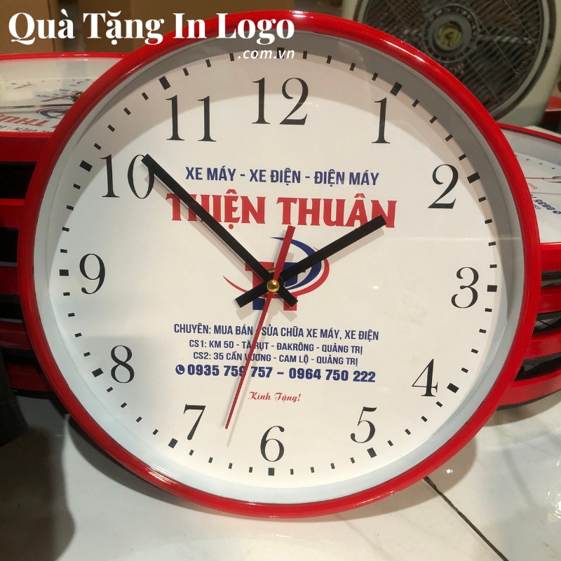 Đồng Hồ Treo Tường Quà Tặng In Logo - Ảnh 22