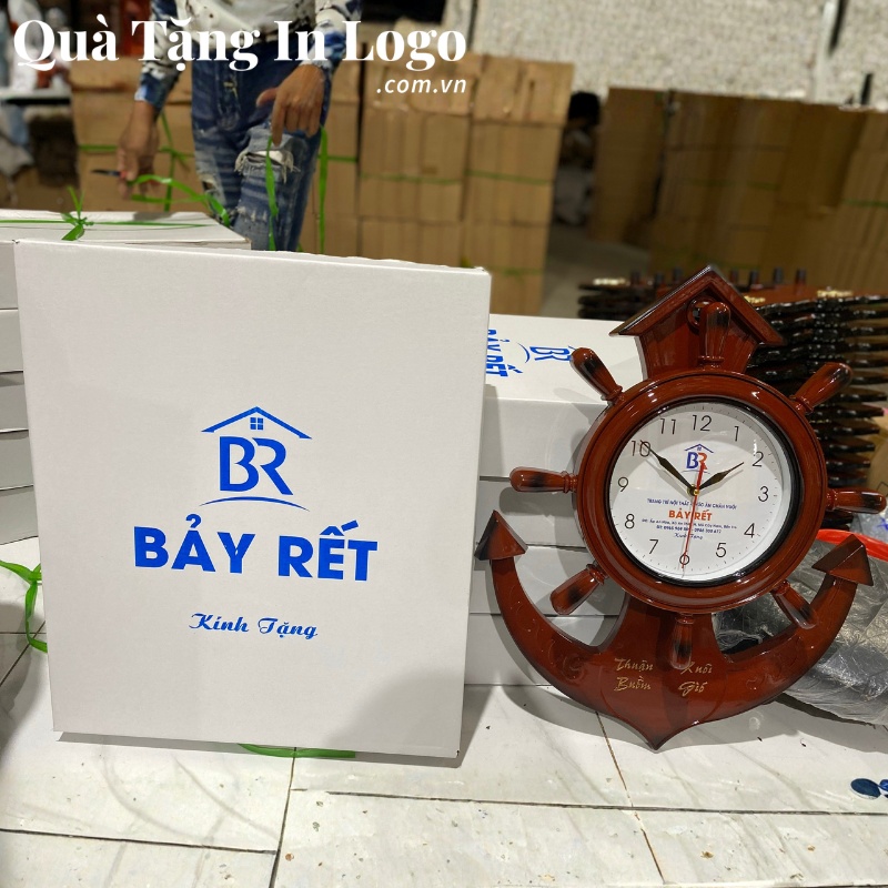 Đồng Hồ Treo Tường Quà Tặng In Logo - Ảnh 10