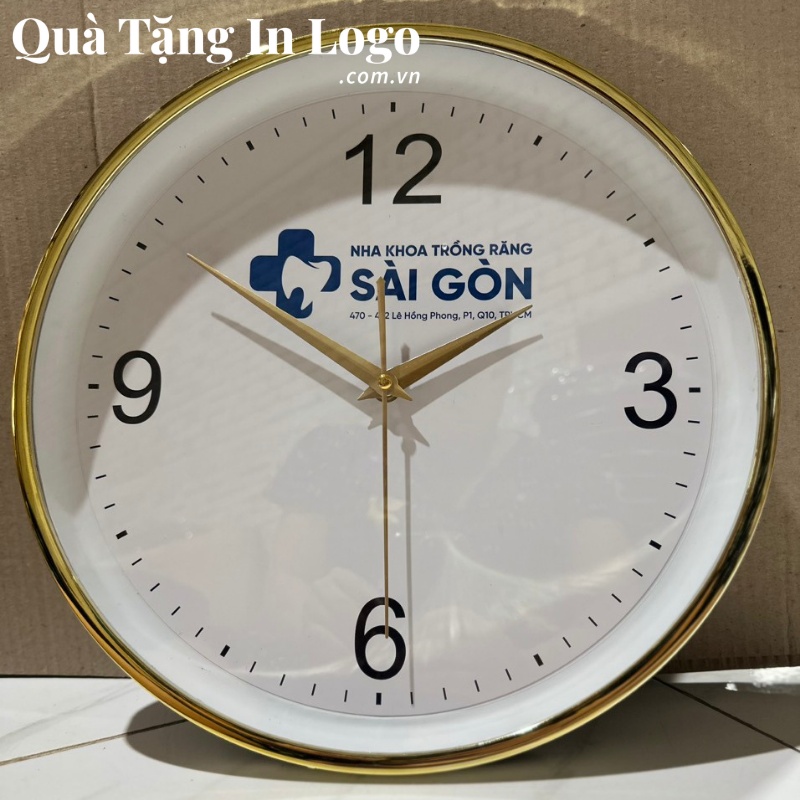 Đồng Hồ Treo Tường Quà Tặng In Logo - Ảnh 18