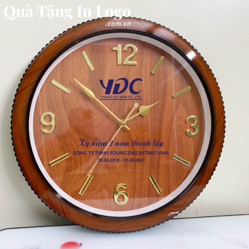 Đồng Hồ Treo Tường Quà Tặng In Logo - Ảnh 17