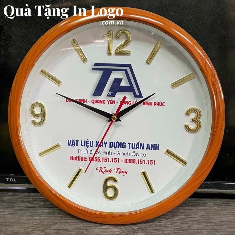 Đồng Hồ Treo Tường Quà Tặng In Logo - Ảnh 12