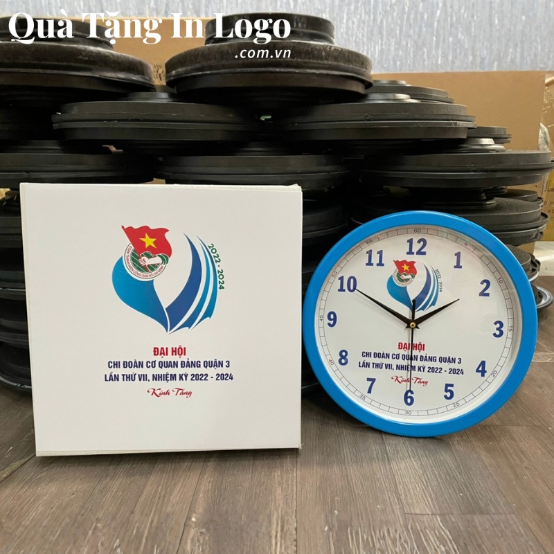 Đồng Hồ Treo Tường Quà Tặng In Logo - Ảnh 9