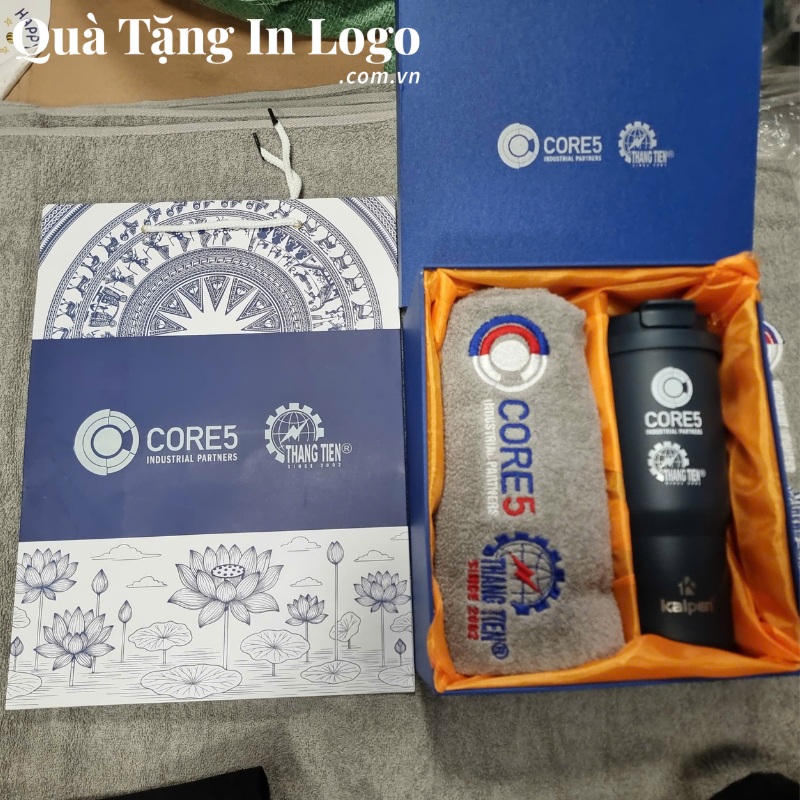 Bộ giftset quà tặng in logo